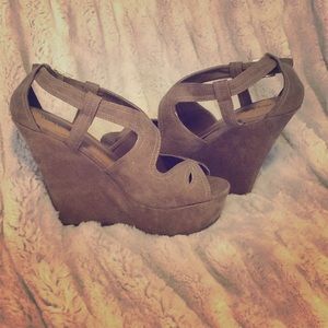 Tan wedges.
